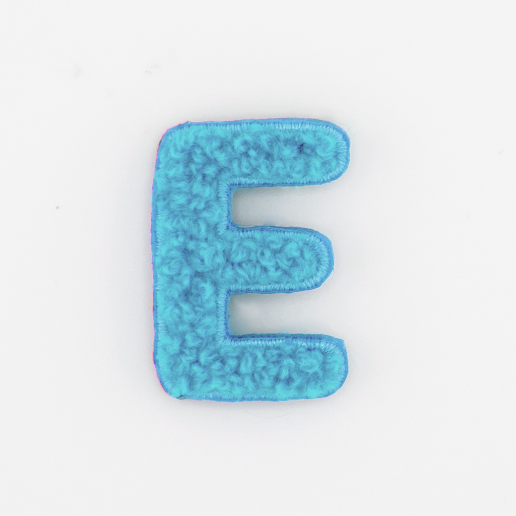 Letter E Patch