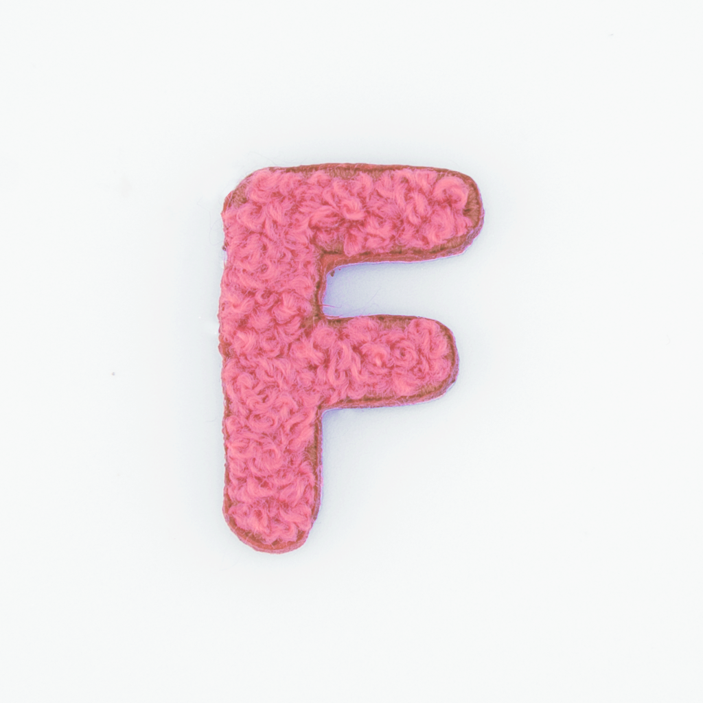 Letter F Patch