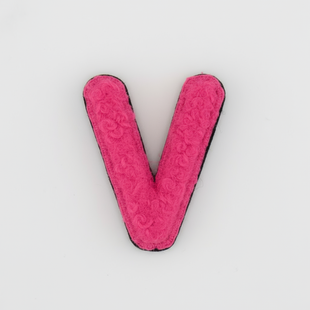 Letter V Patch