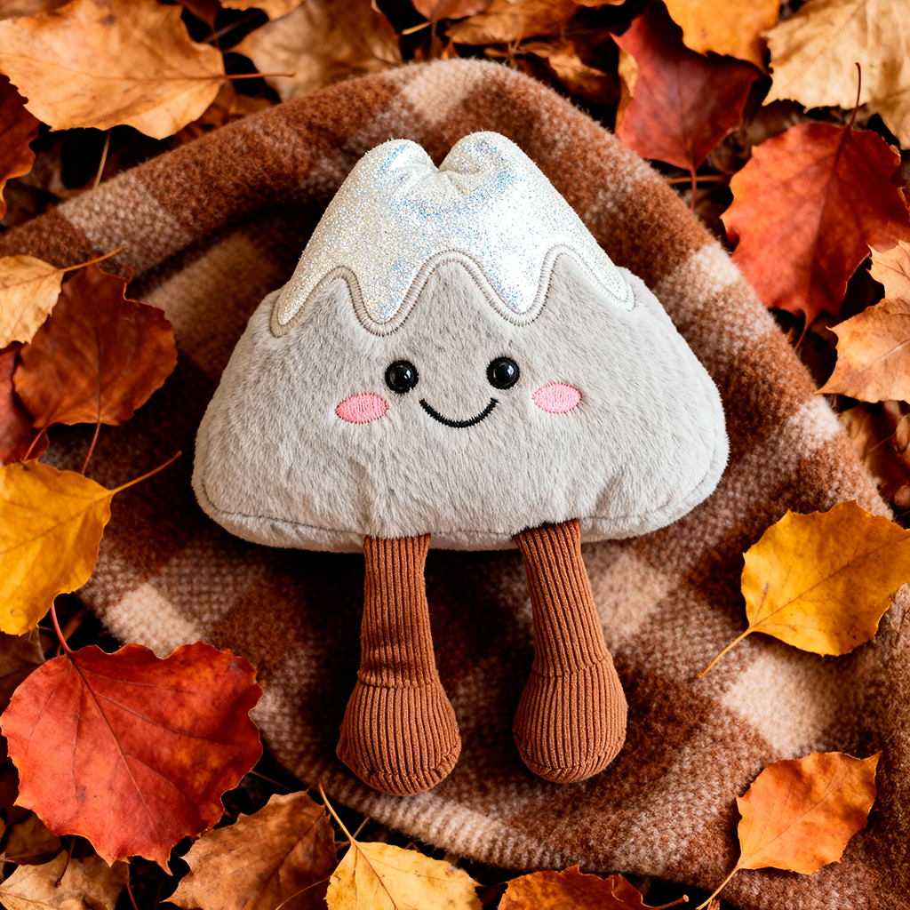 Deli Gray Mountain Plush Toy