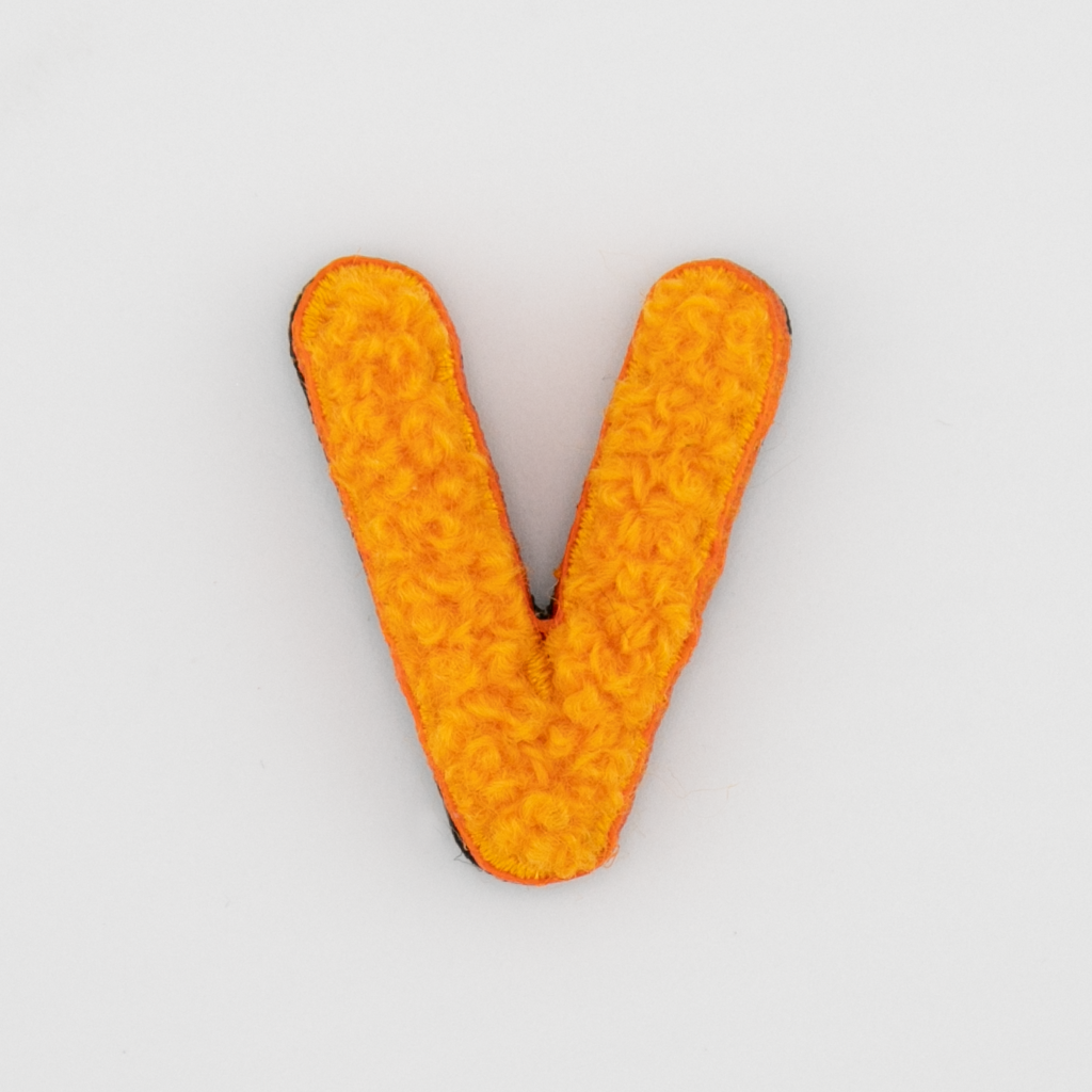 Letter V Patch