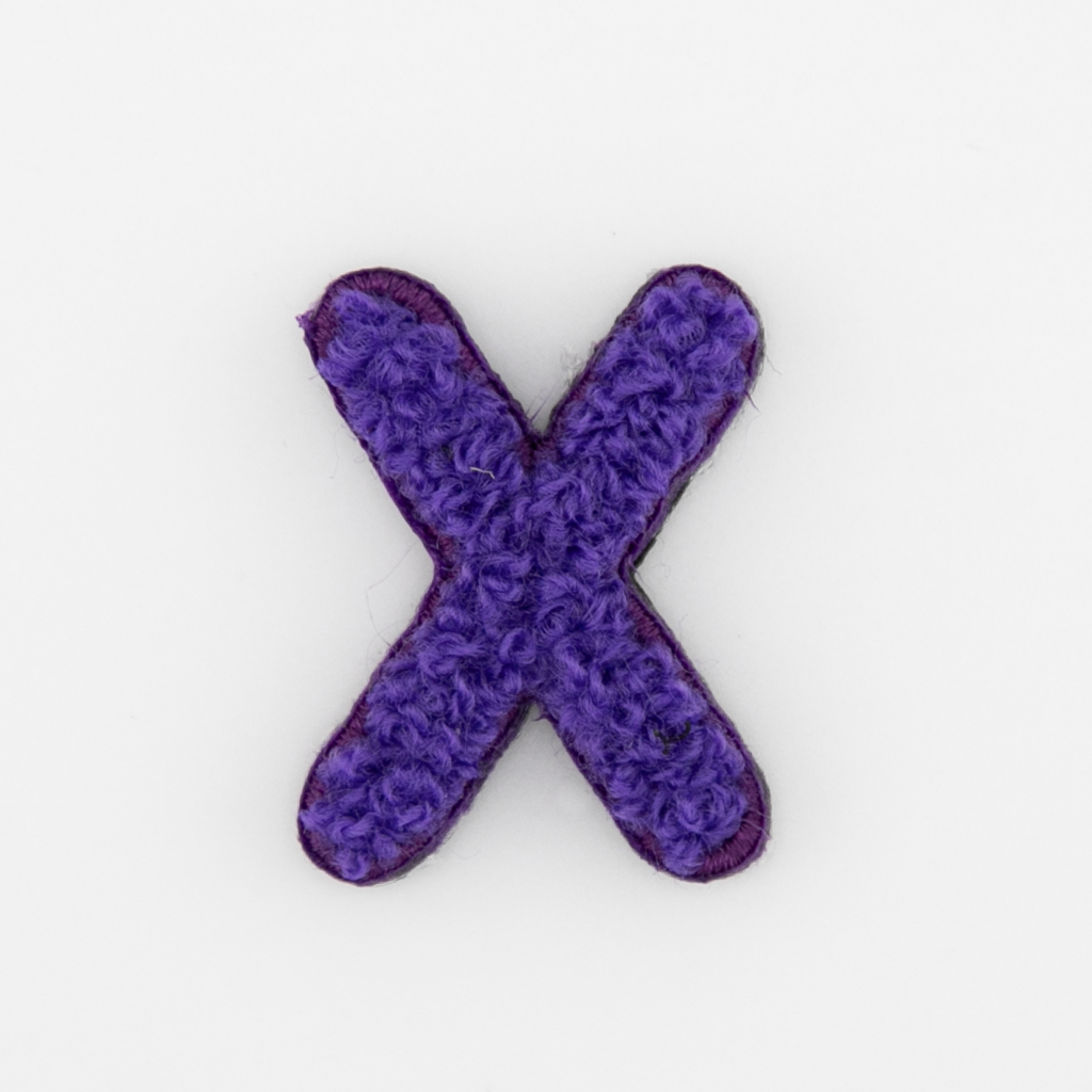 Letter X Patch