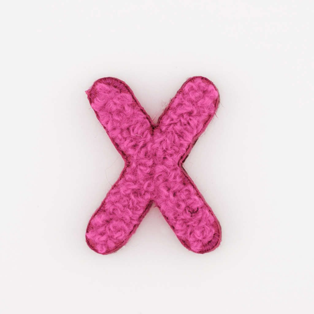Letter X Patch